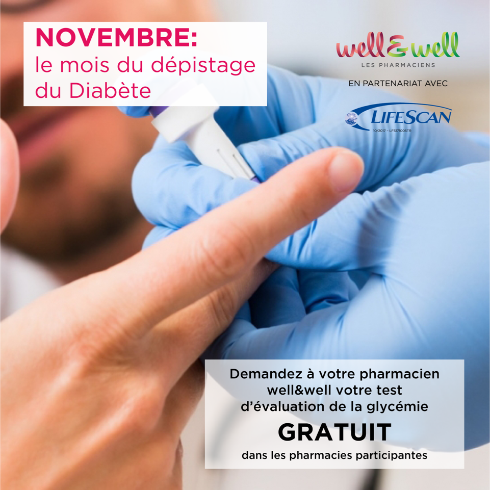Journée du diabète - Mardi 14 Novembre 2017